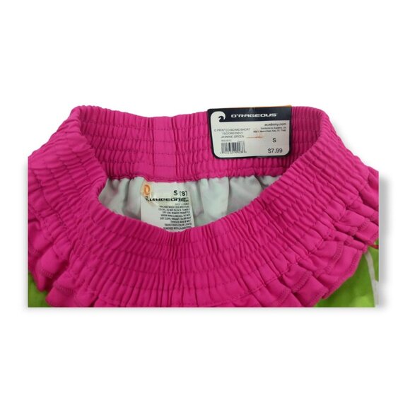 ORageous Girls Small Jasmine Green Printed Boardshorts New with tags - Picture 3 of 3